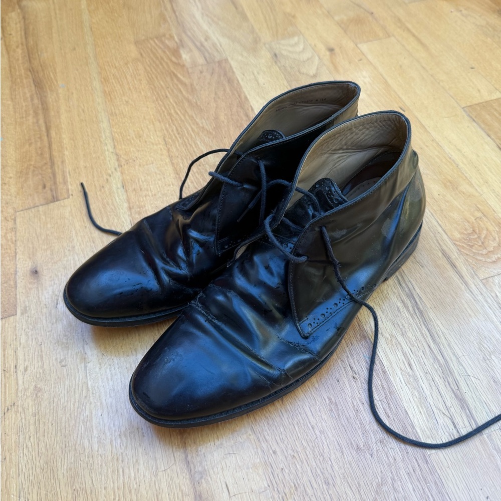 Cole Haan Men's Black Leather Dress Shoes - Size 9.5